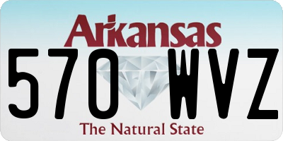 AR license plate 570WVZ