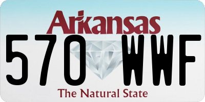 AR license plate 570WWF