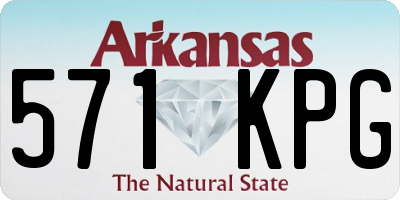 AR license plate 571KPG