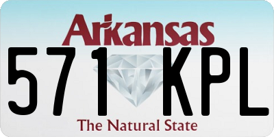 AR license plate 571KPL