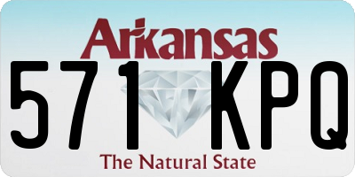 AR license plate 571KPQ