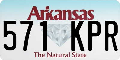 AR license plate 571KPR