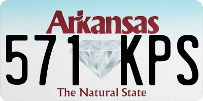 AR license plate 571KPS