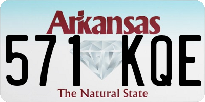 AR license plate 571KQE