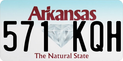 AR license plate 571KQH