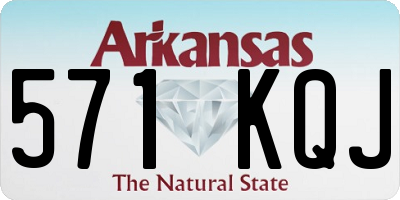 AR license plate 571KQJ