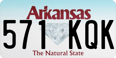 AR license plate 571KQK