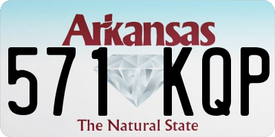 AR license plate 571KQP