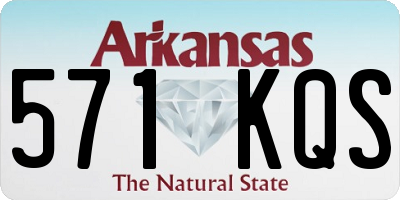 AR license plate 571KQS