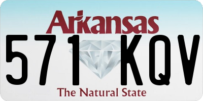 AR license plate 571KQV