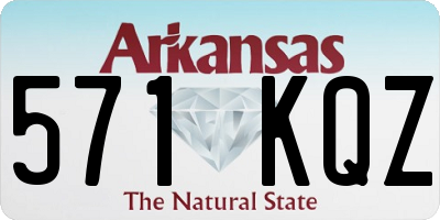 AR license plate 571KQZ