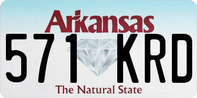 AR license plate 571KRD
