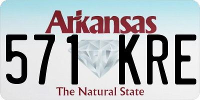AR license plate 571KRE