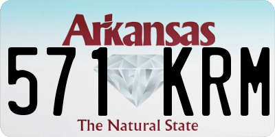 AR license plate 571KRM