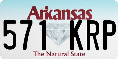 AR license plate 571KRP