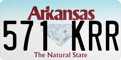 AR license plate 571KRR