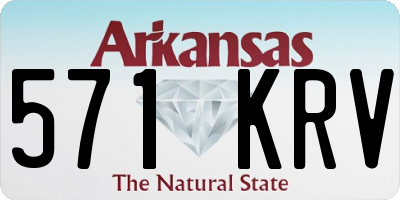 AR license plate 571KRV
