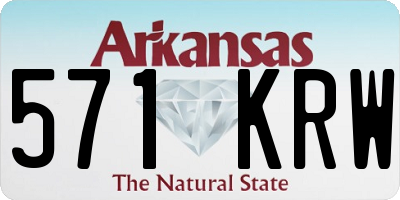 AR license plate 571KRW