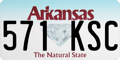 AR license plate 571KSC