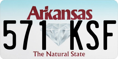 AR license plate 571KSF