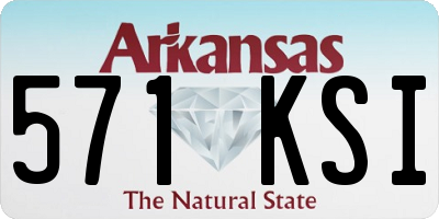 AR license plate 571KSI