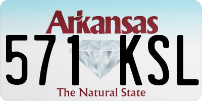 AR license plate 571KSL