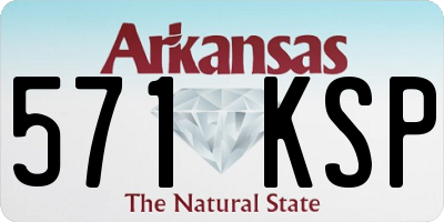 AR license plate 571KSP
