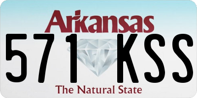 AR license plate 571KSS