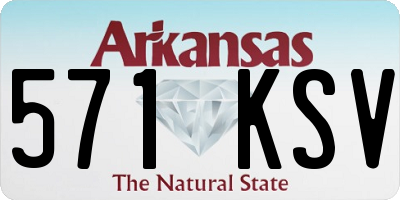 AR license plate 571KSV