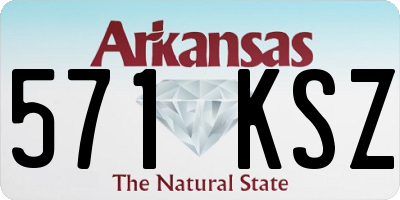 AR license plate 571KSZ