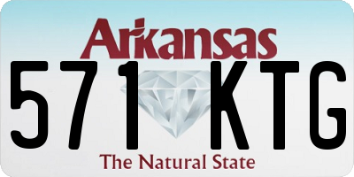 AR license plate 571KTG