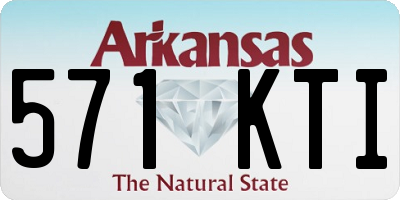 AR license plate 571KTI