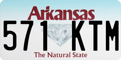 AR license plate 571KTM