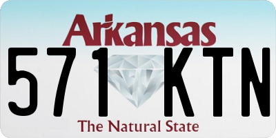 AR license plate 571KTN