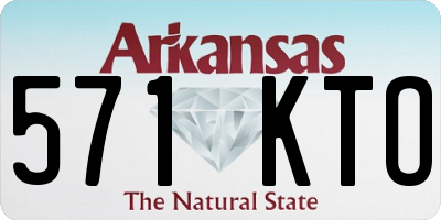 AR license plate 571KTO