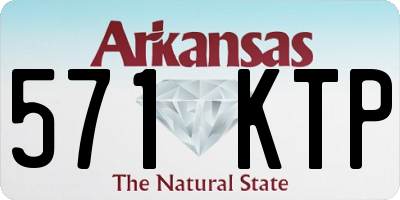 AR license plate 571KTP