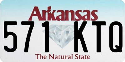 AR license plate 571KTQ
