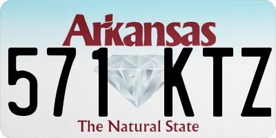 AR license plate 571KTZ