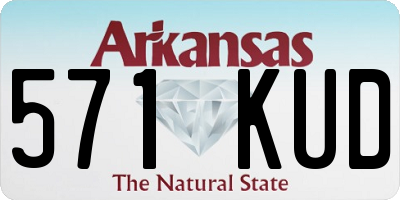 AR license plate 571KUD