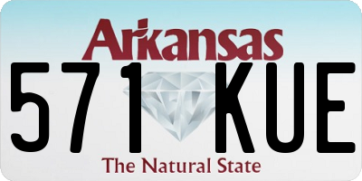 AR license plate 571KUE