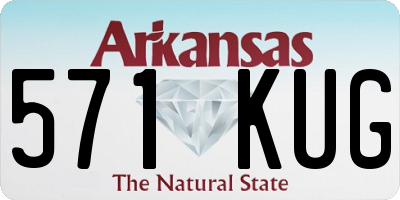 AR license plate 571KUG
