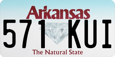 AR license plate 571KUI