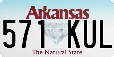 AR license plate 571KUL