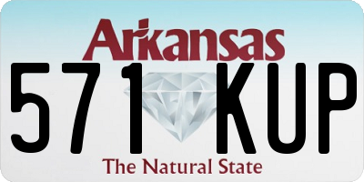 AR license plate 571KUP