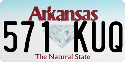 AR license plate 571KUQ
