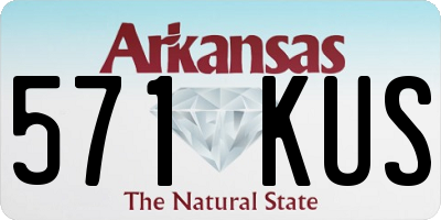 AR license plate 571KUS