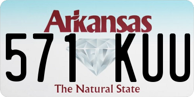 AR license plate 571KUU