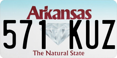 AR license plate 571KUZ