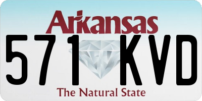 AR license plate 571KVD