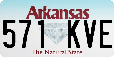 AR license plate 571KVE
